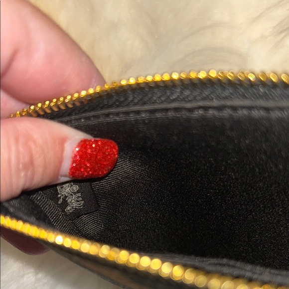 Coach Black and Tan Leopard Crossbody/Wristlet Set - Picture 12 of 13